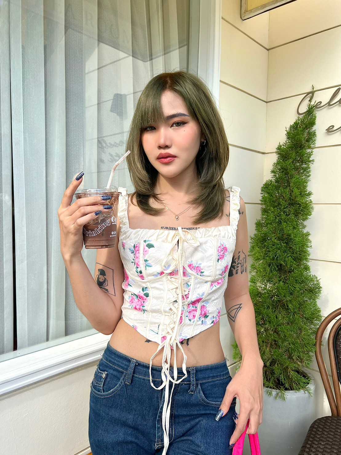 SELF-36 Floral Top