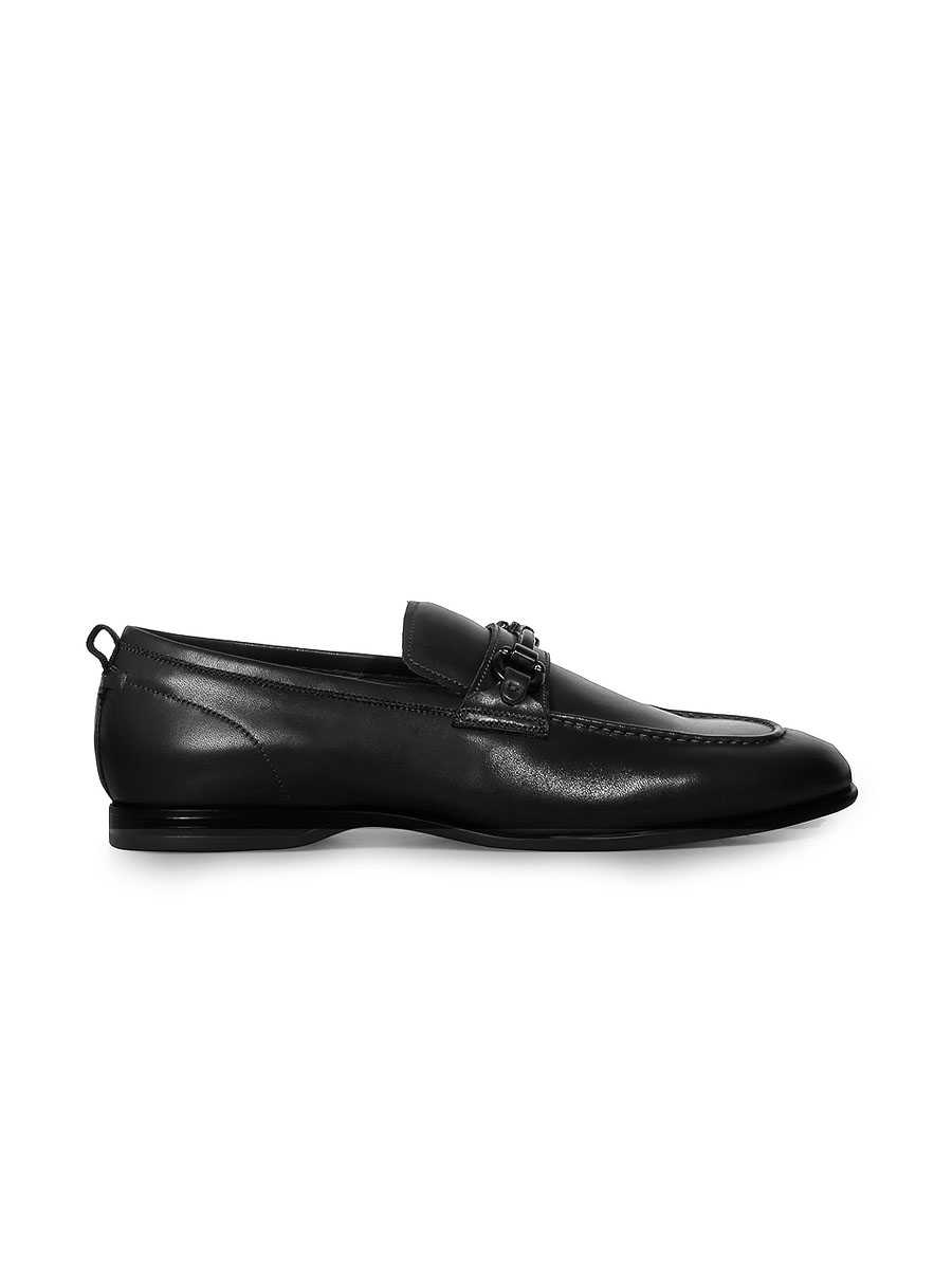 KENNETH COLE รองเท้าทางการผู้ชาย รุ่น NOLAN BIT LOAFER สีดำ ( DRS - KMS0009N5N-001 )