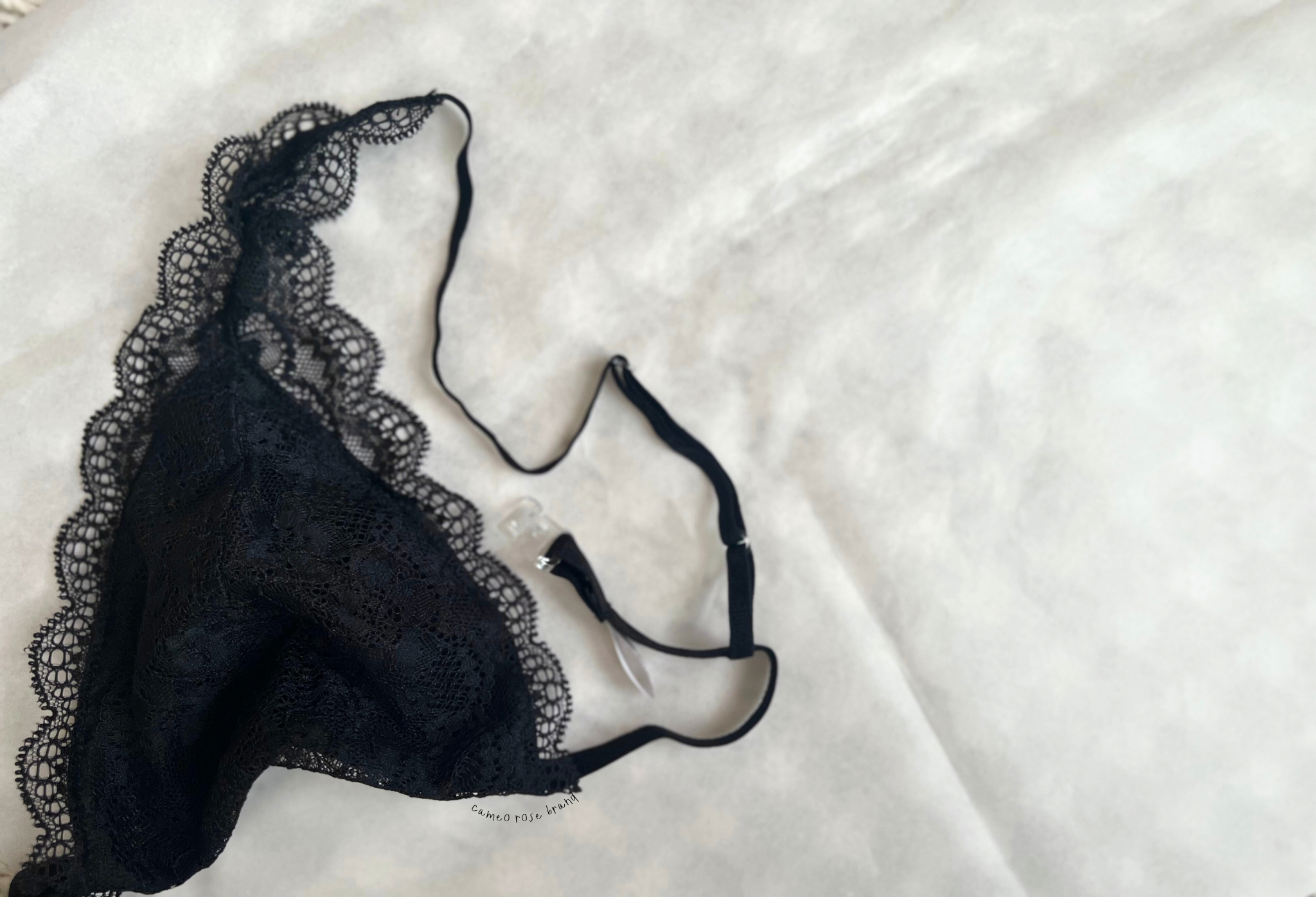 Black vintage set (bra+panty)
