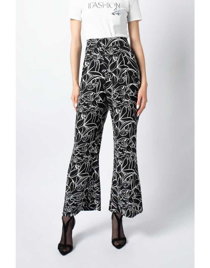 กางเกงทรงขากว้างลายฟลอรัล | Floral Print Wide Leg Pants | 06112 | VWRTSWE0611219