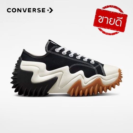 Converse Run Star Motion Canvas Platform Ox Black