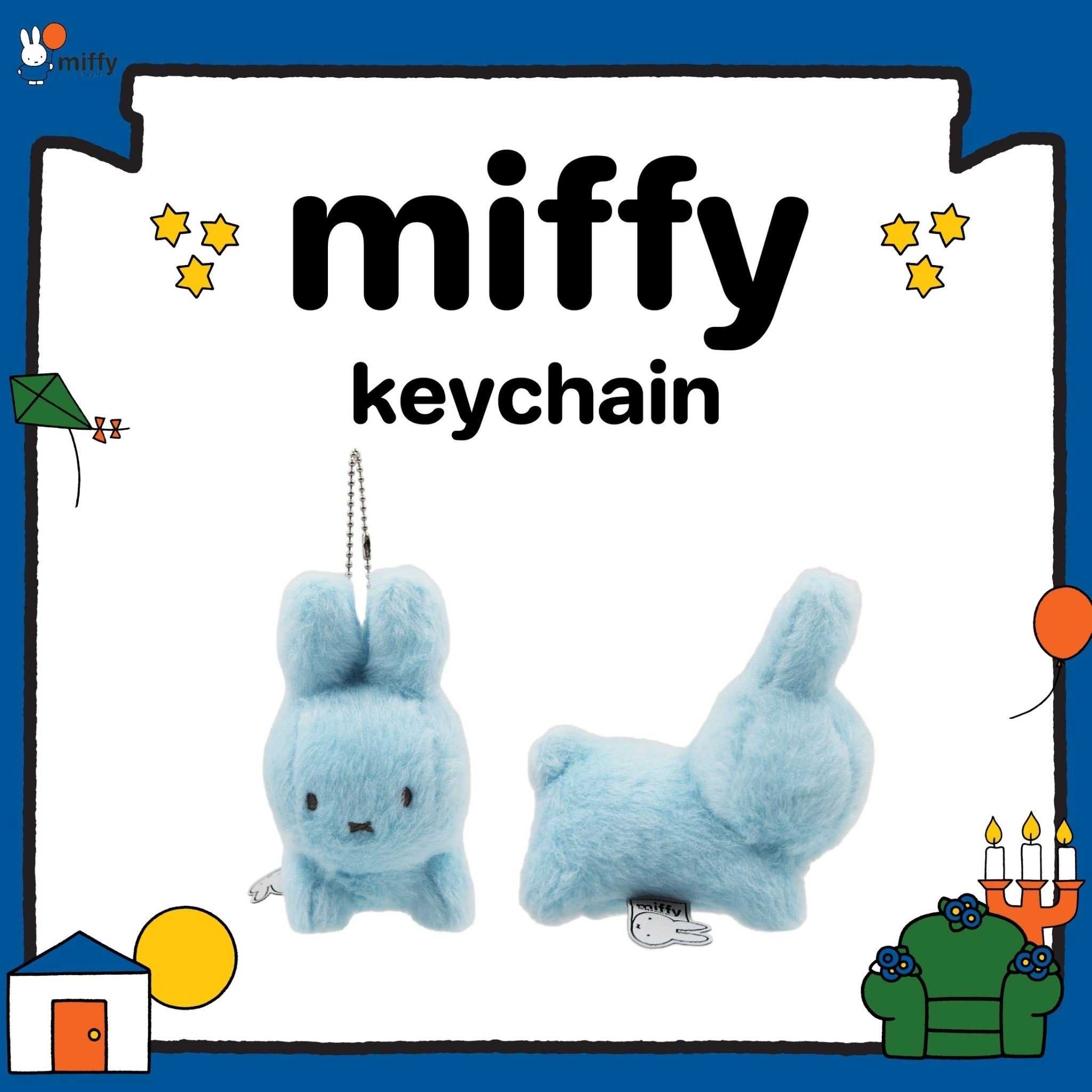 Codec Keychain Miffy KS Lying -Blue