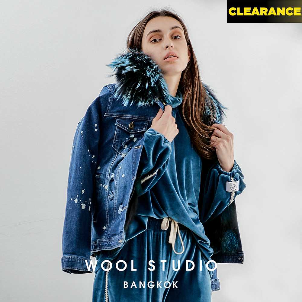 🔴⚡️[SALE]•Holler III (HQ13) Size XL (Aquamarine fur/Dark Denim outer)