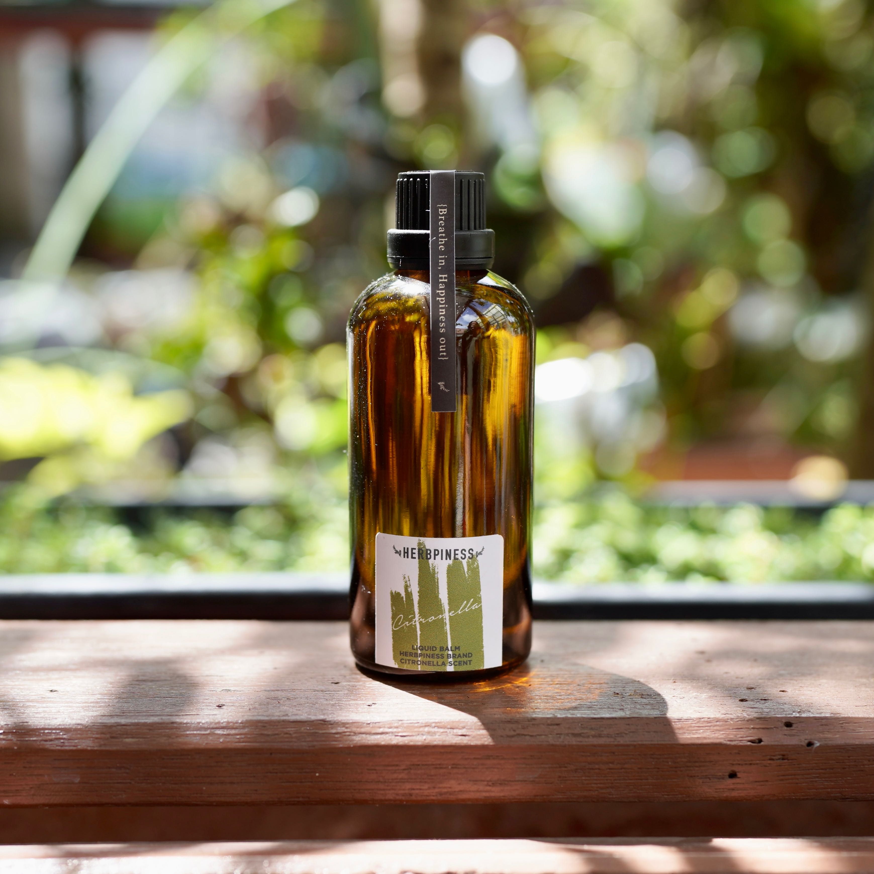 REFILL HERBAL LIQUID BALM 100ml : CITRONELLA (Lemongrass)