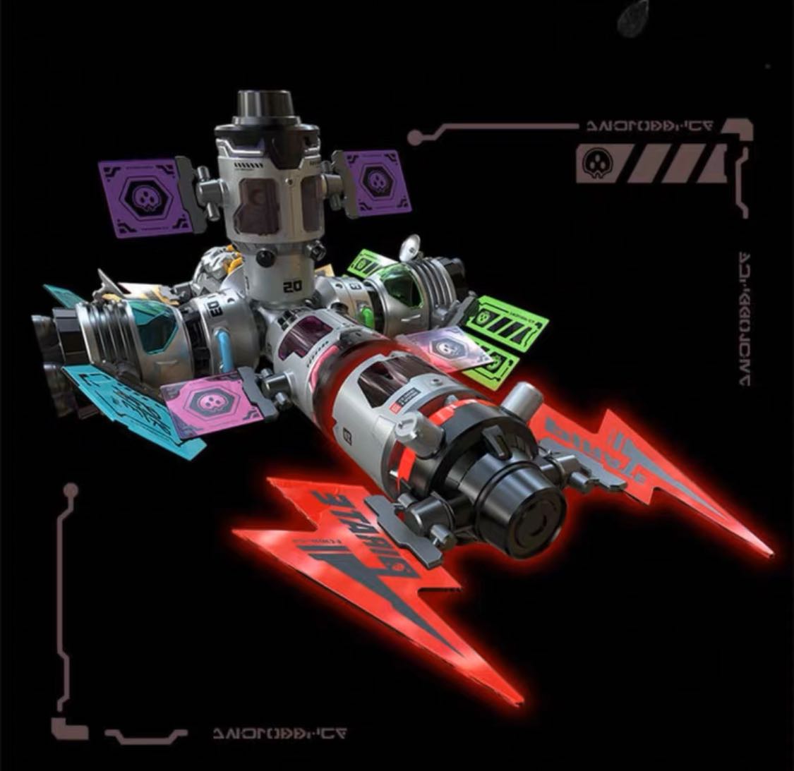 Lam Toys // Wazzup Baby Space Pirate 206 ครบเซ็ท