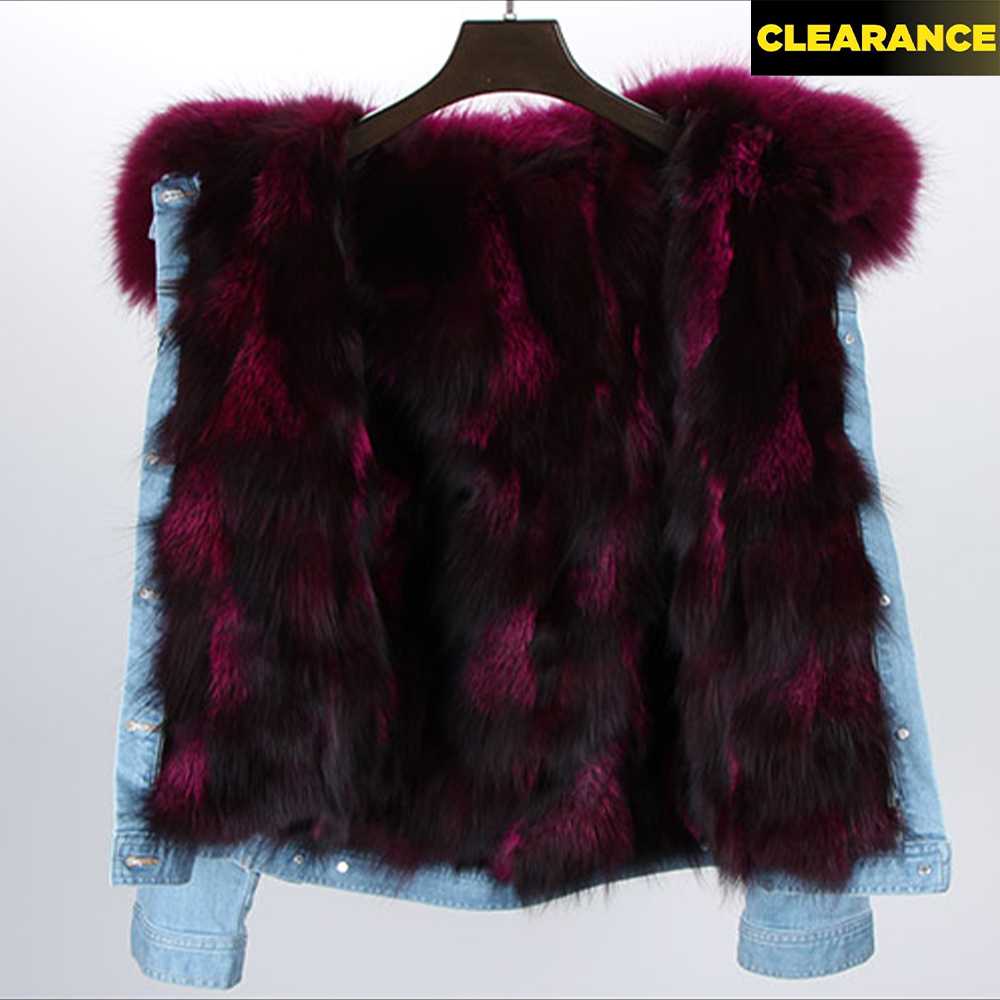 🔴⚡️[SALE]•Holler III (HQ03) Size M (Ruby fur/Light Denim outer)