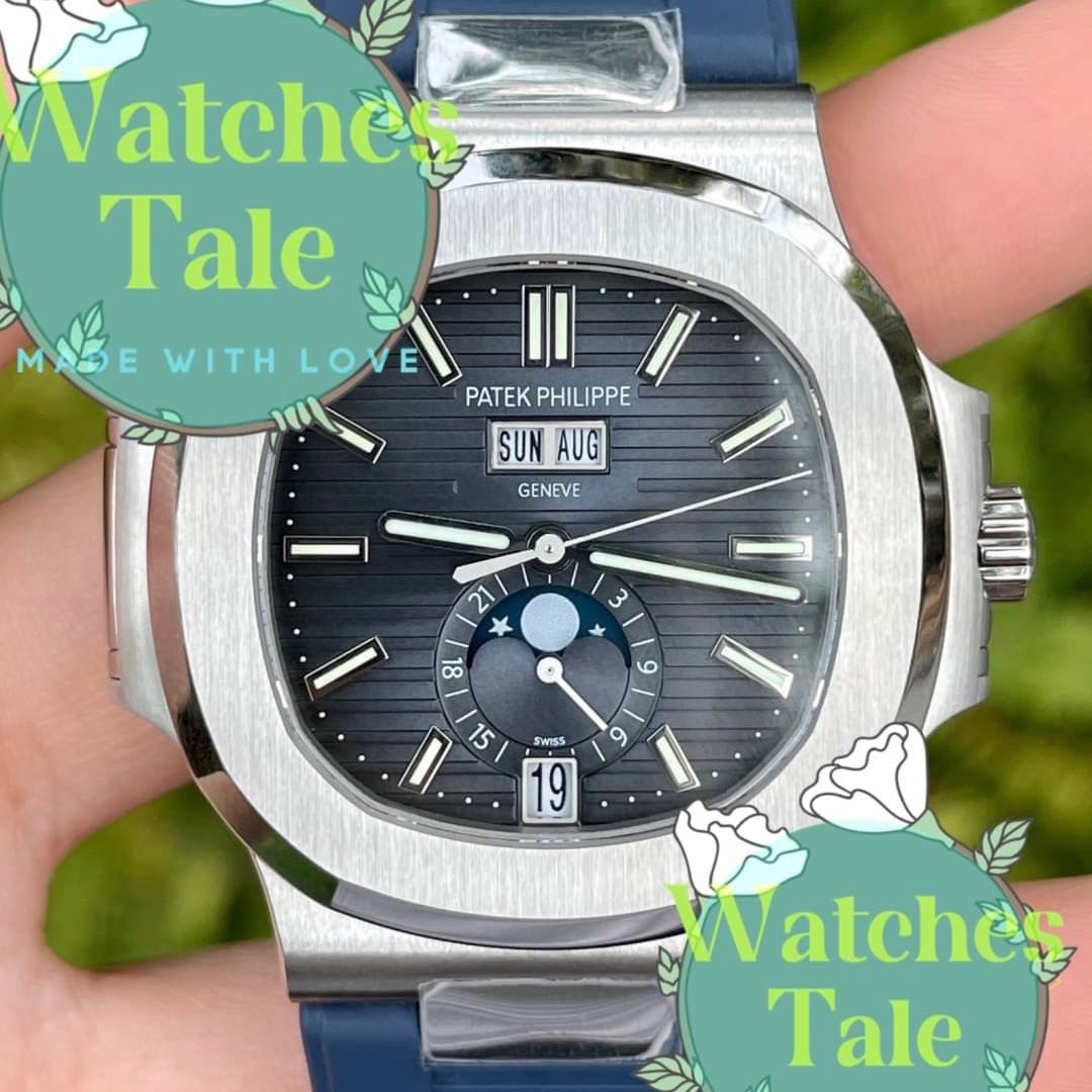 Patek Philippe Nautilus 5726 Rubber Strap Annual-Calendar Moon Phase PPF