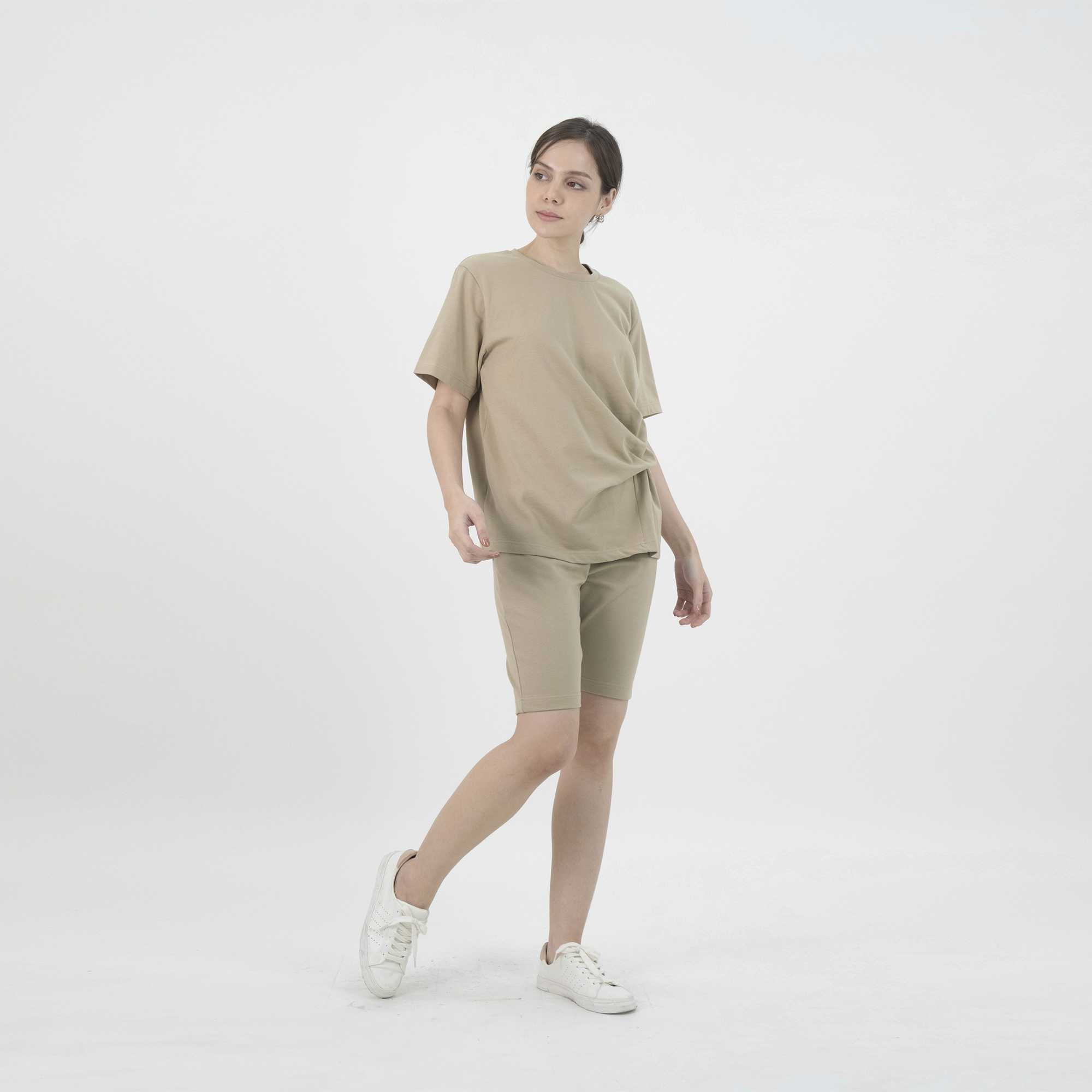 QueenCows Women ชุดเซ็ต Sander Cotton Set (Khaki)
