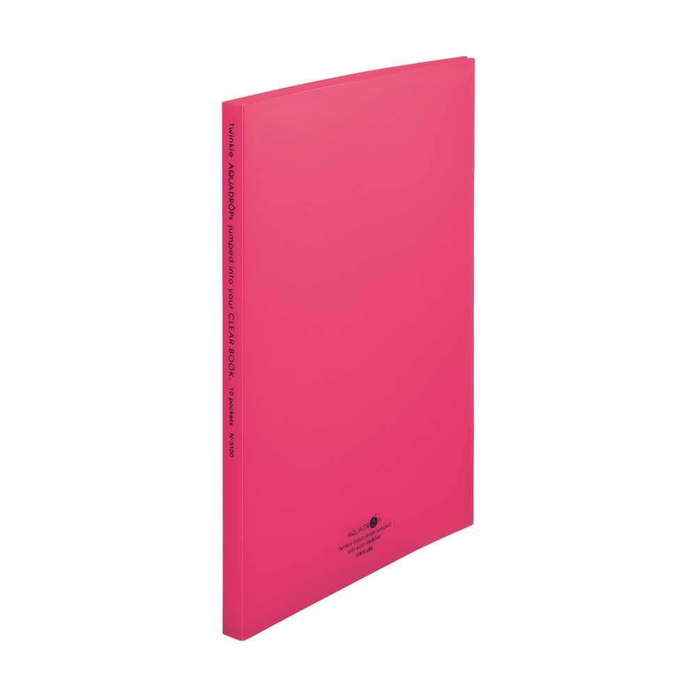 LIHIT Aqua Drops Clear Book A4 (แฟ้มโชว์เอกสาร 10 ซอง) N-5100-3