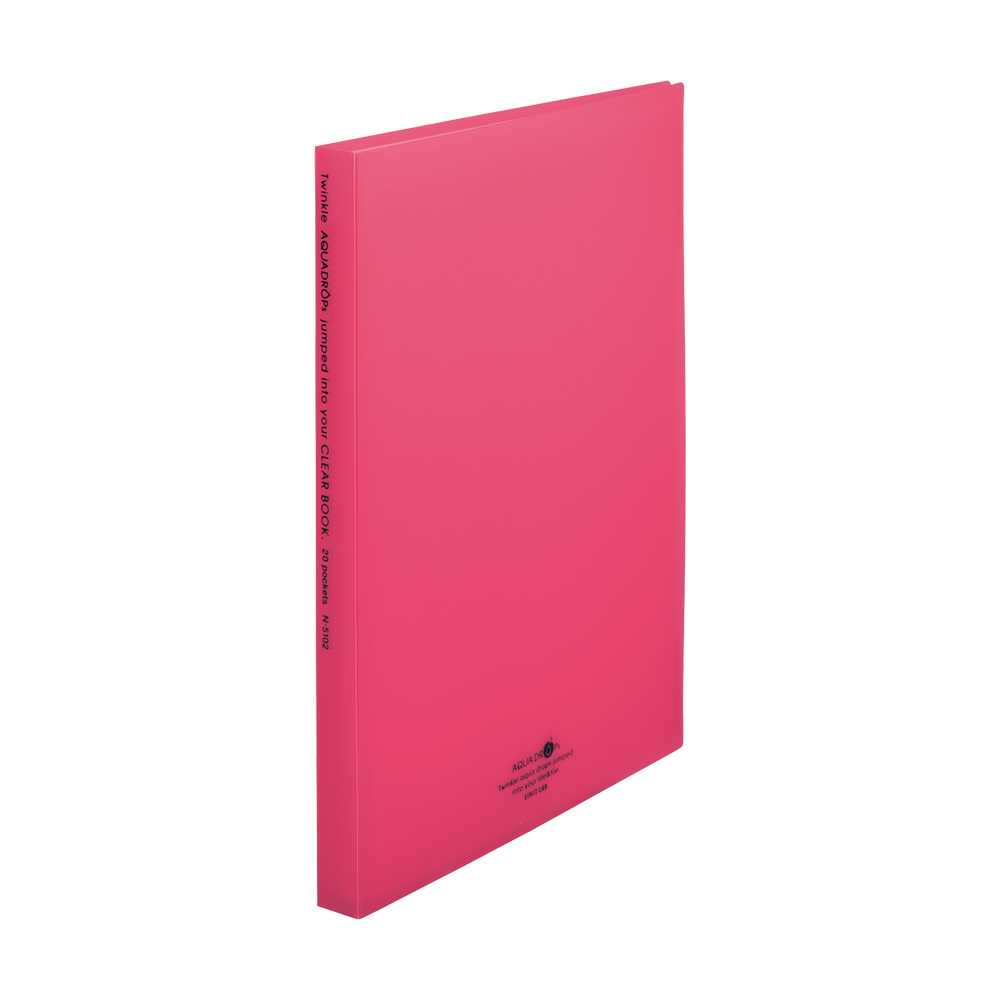 LIHIT Aqua Drops Clear Book A4 (แฟ้มโชว์เอกสาร 20 ซอง) N-5102-3