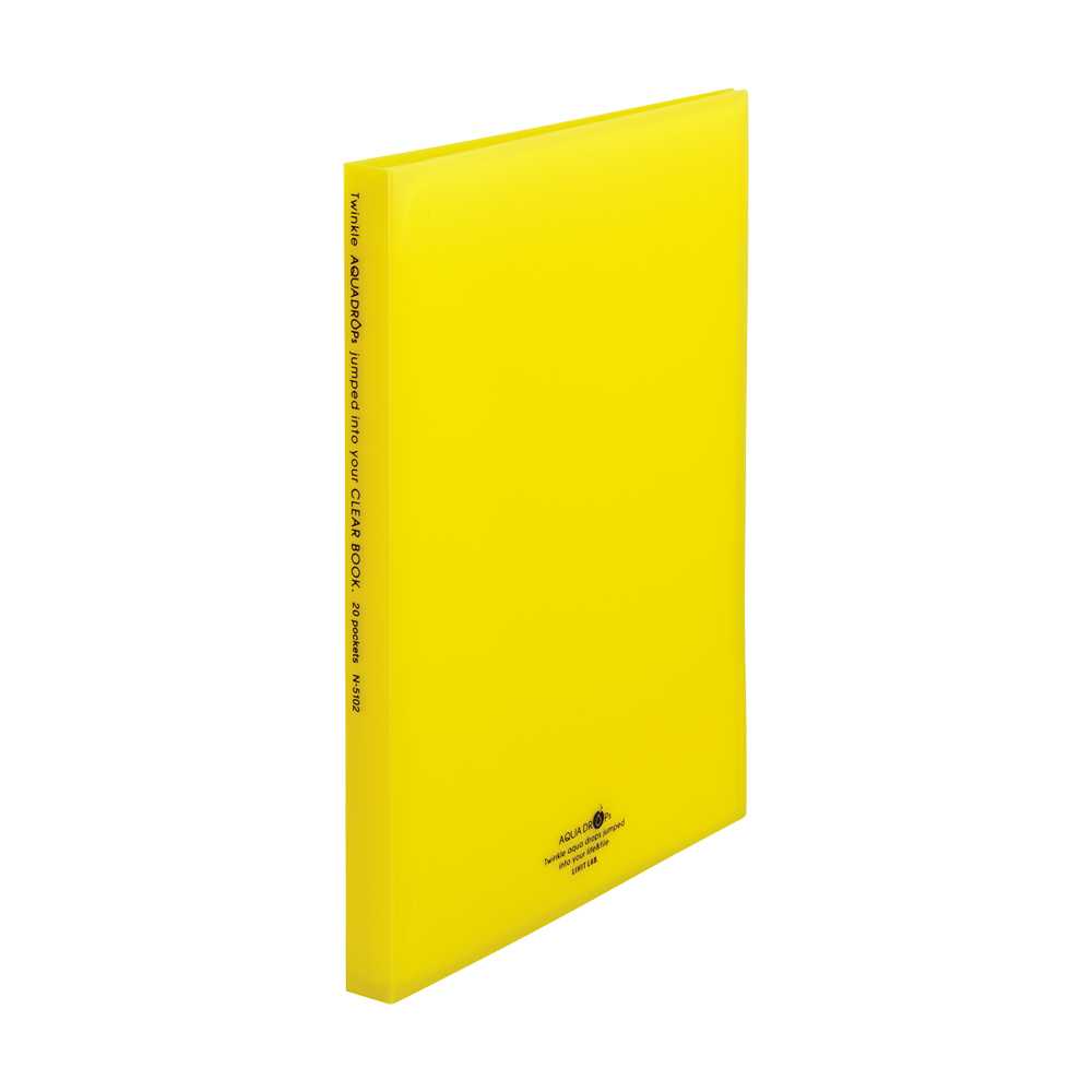 LIHIT Aqua Drops Clear Book A4 (แฟ้มโชว์เอกสาร 20 ซอง) N-5102-5