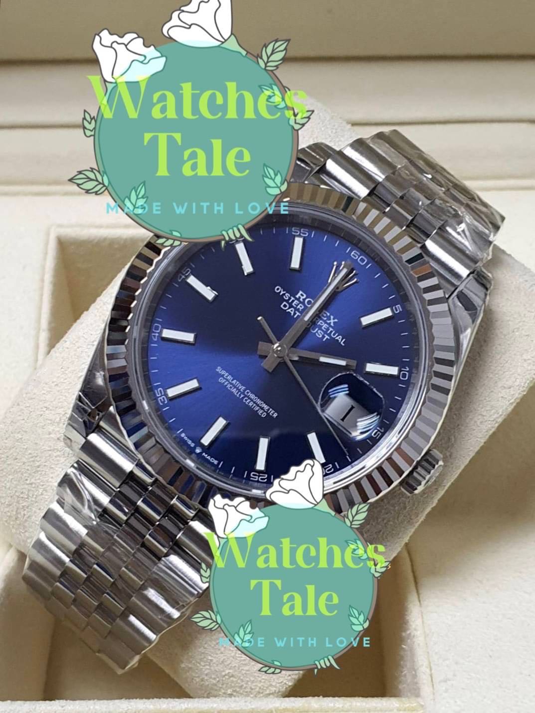 Rolex Datejust 41mm. Blue Dial VSF Ref.126334 Jubilee 