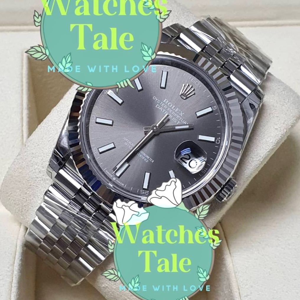 Rolex Datejust 41mm. Dark Rhodium Dial VSF Ref.126334 Jubilee