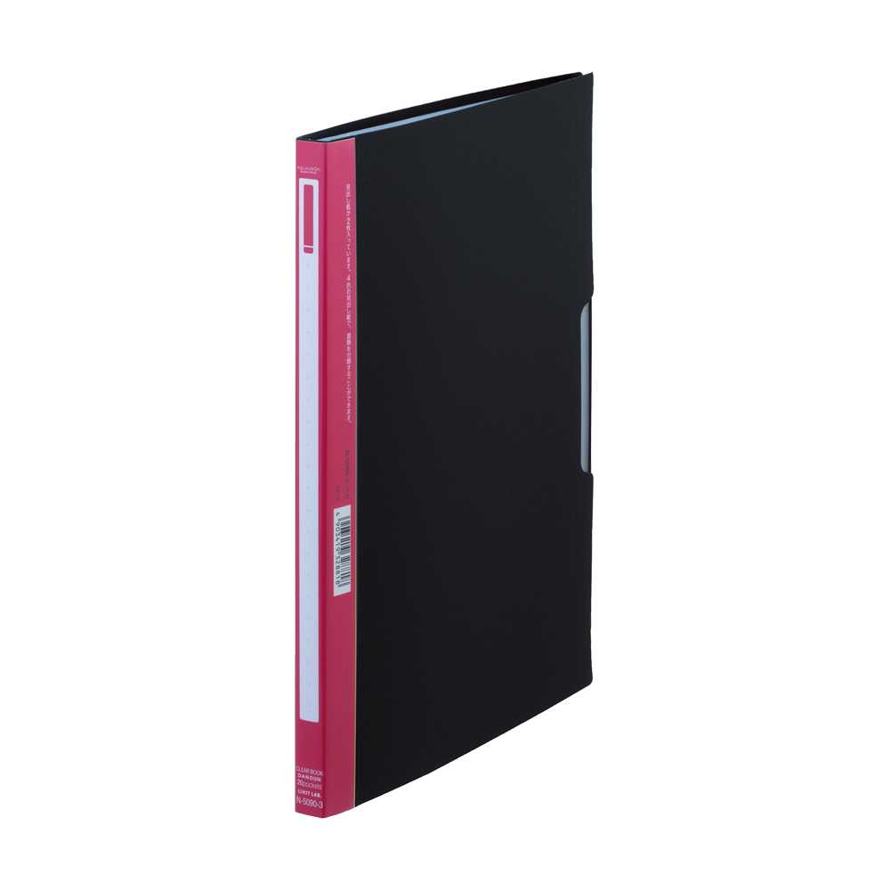 LIHIT Aqua Drops “Black Style” Clear Holder A4 (แฟ้มโชว์เอกสาร) N-5090-3