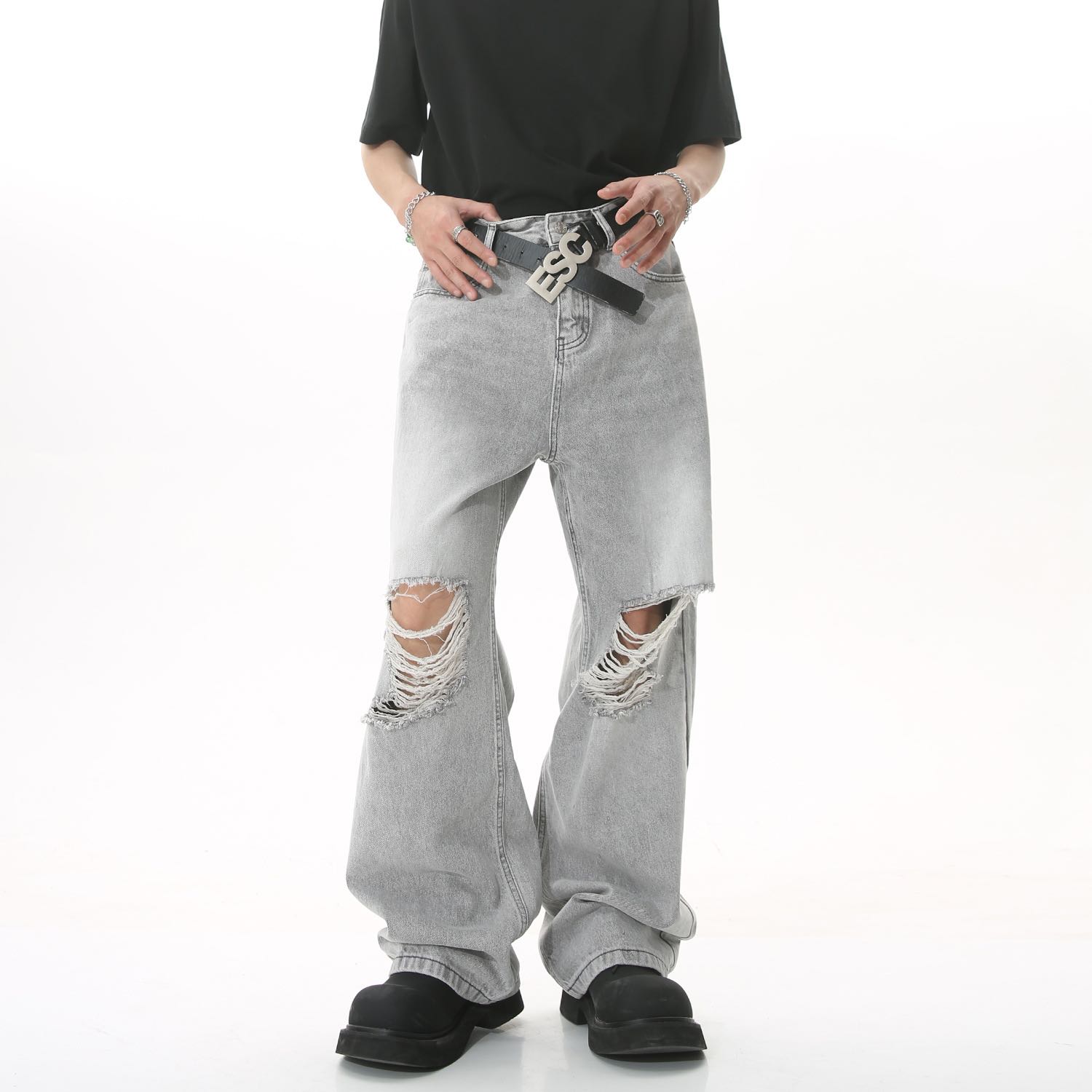 Drak Grey pants Jean