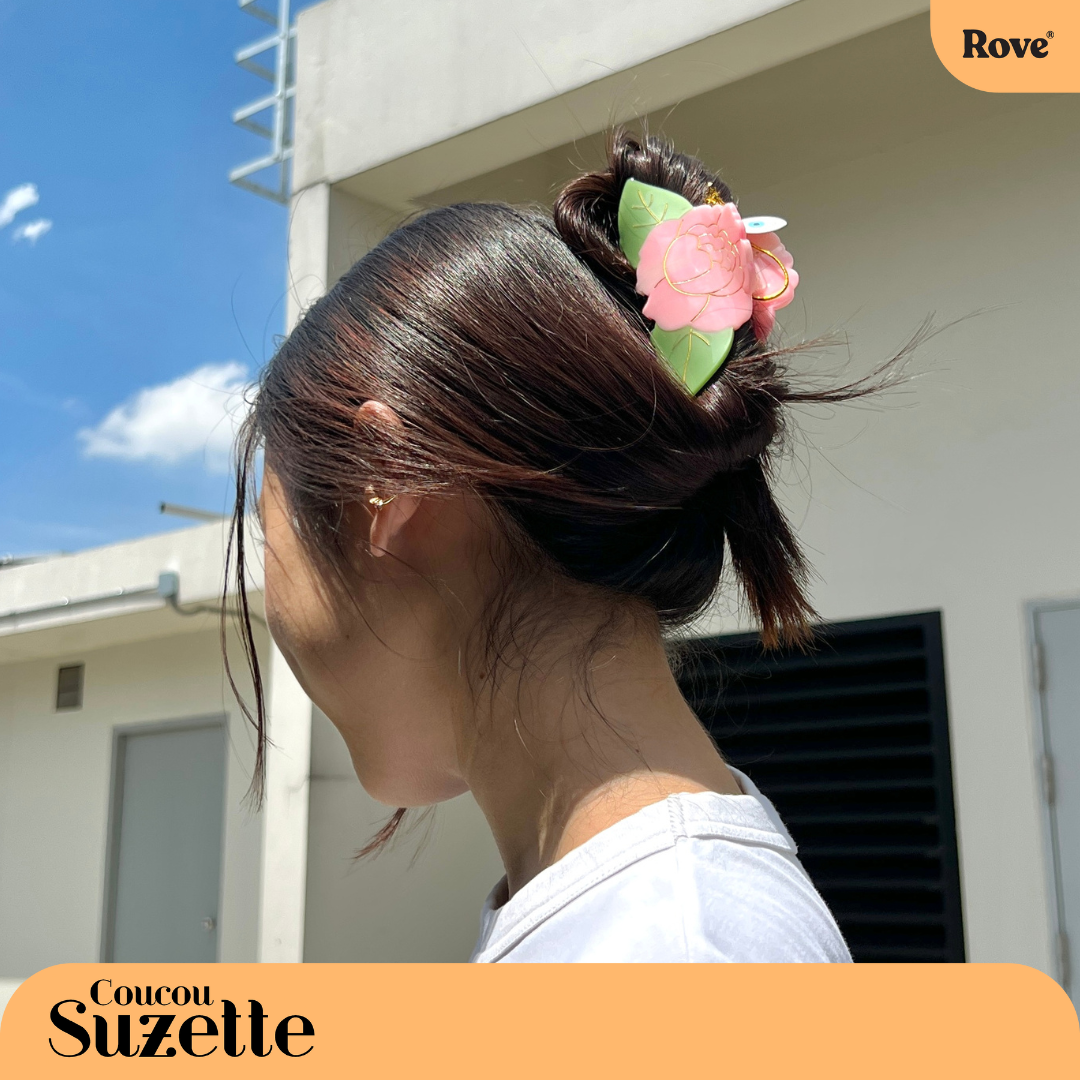 Coucou Suzette Hair Claw - Peony