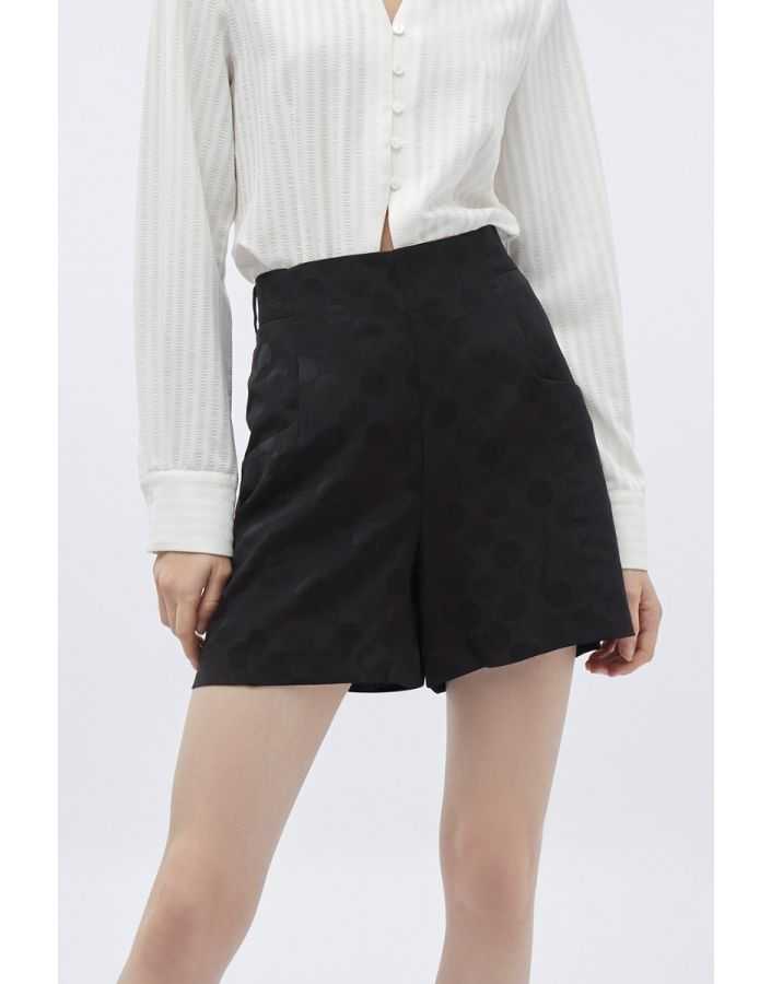 กางเกงขาสั้นลายจุด | Polka Dot Print Shorts | 06049 | VWRSTSH0604919