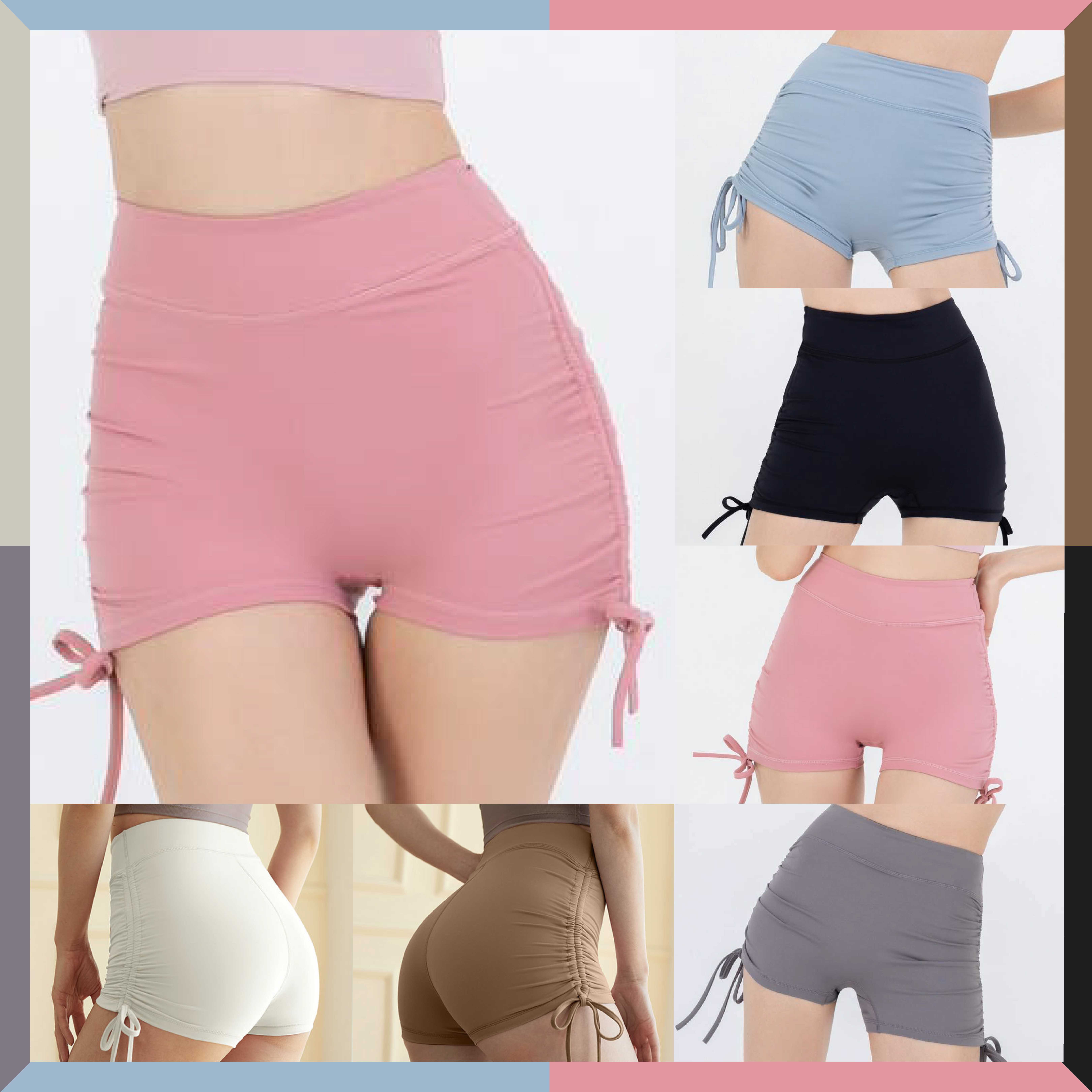 Darlyn  -Lena ribbon shorts กางเกงขาสั้นปรับระดับได้   (ซื้อสินค้าในร้านครบ 3 ชิ้น ฟรีค่าส่ง)