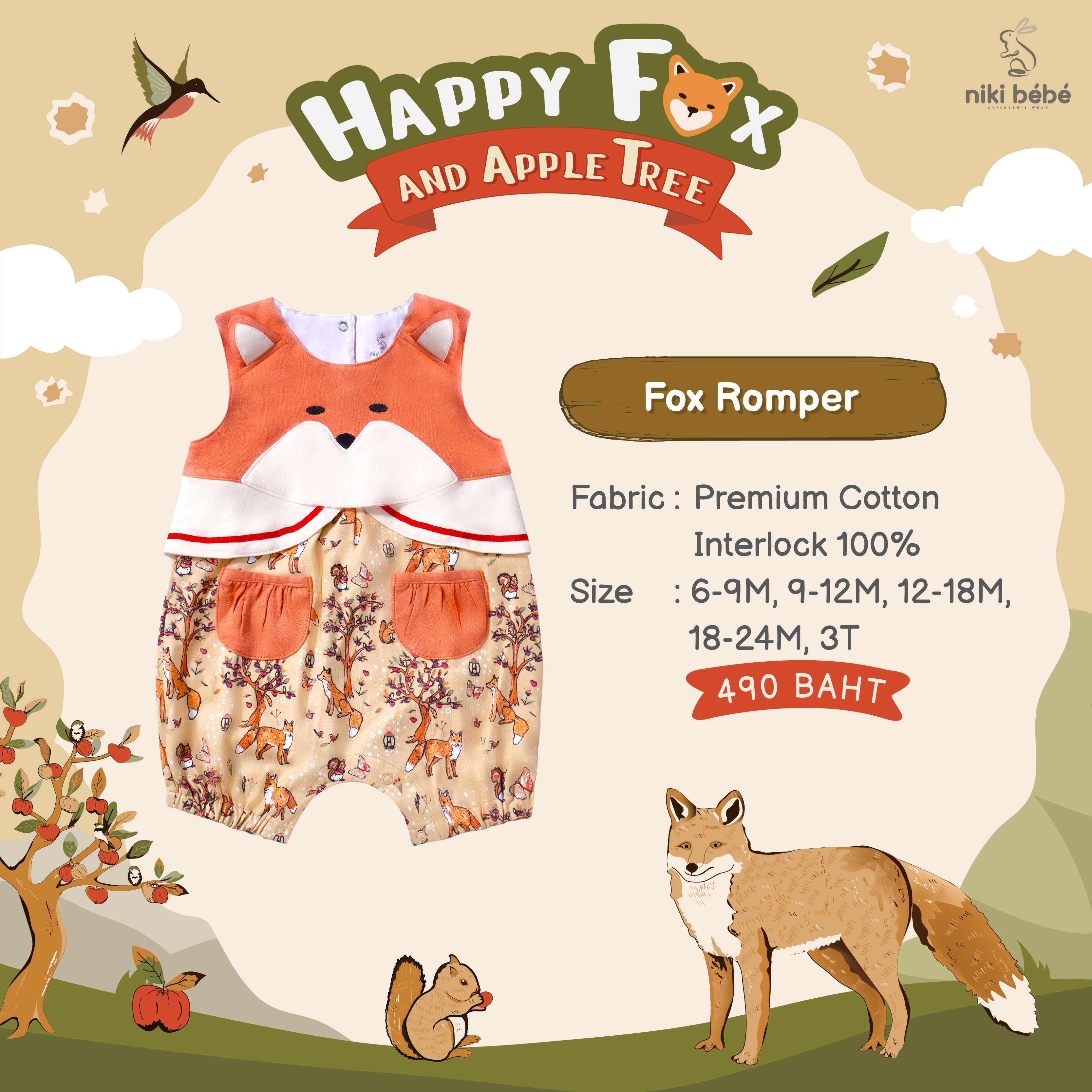 Happy Fox 06 - Fox Romper