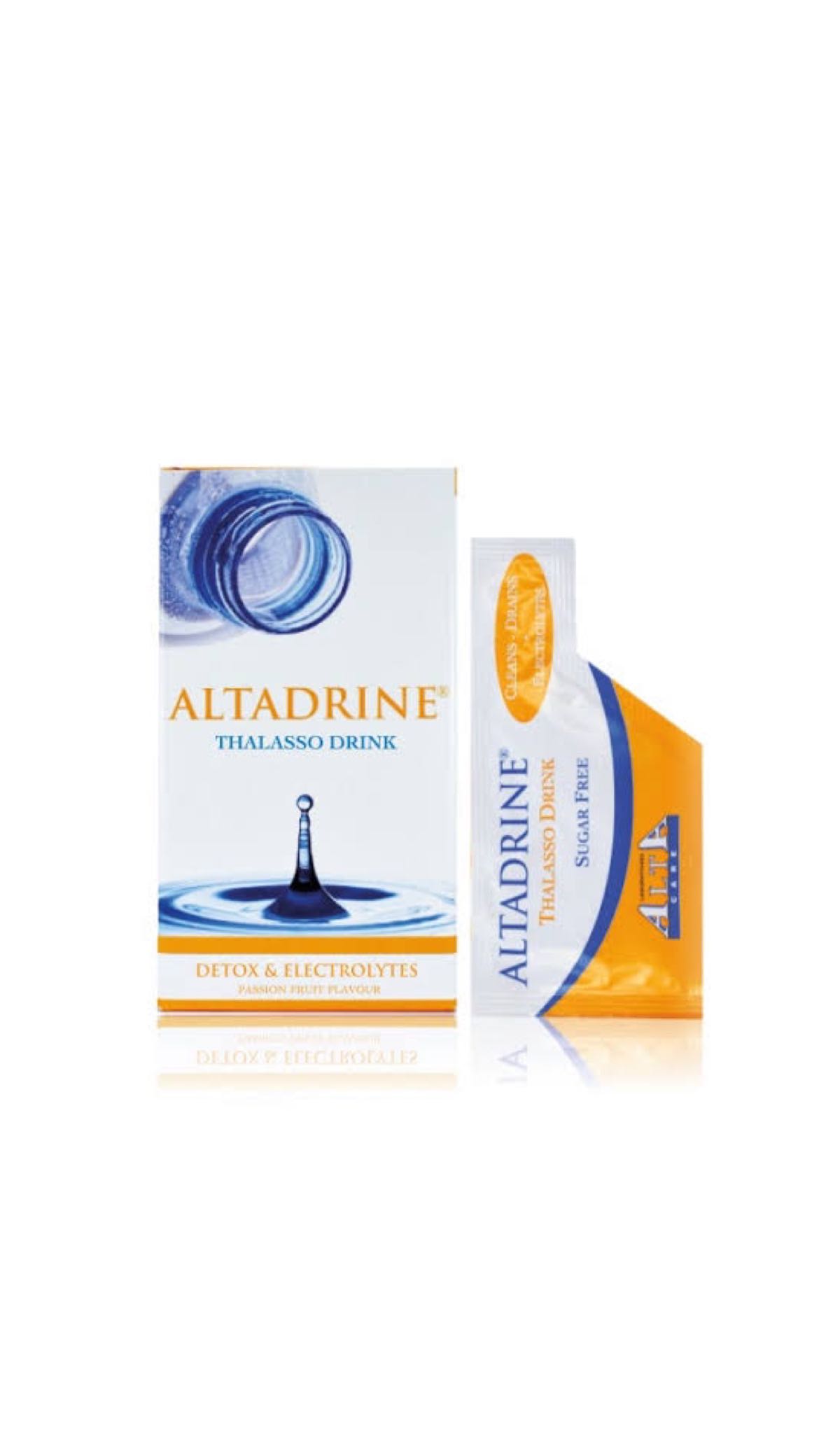 Altadrine Thalasso Drink อาหารเสริมแบบชงดื่มไอโซโทนิกสำหรับดูแลรูปร่าง (9g x 7 sachets)