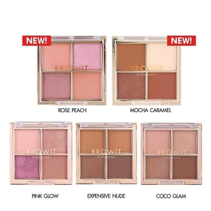 Browit Eyeshadow Palette บราวอิทอายแชโดว์พาเลท (1g x 4สี)