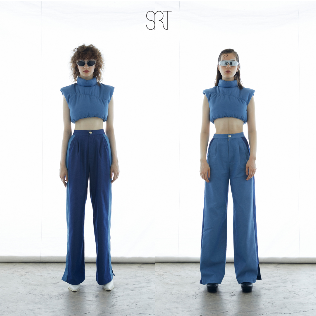 The SRT X10 Denim Slit Pants (ฺBOTTOMS / เฉพาะกางเกง)