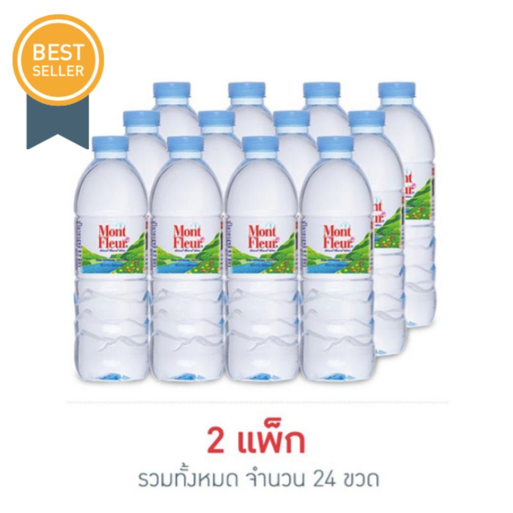 น้ำแร่มองต์เฟลอ 500 มล. (แพ็ก 12 ขวด)