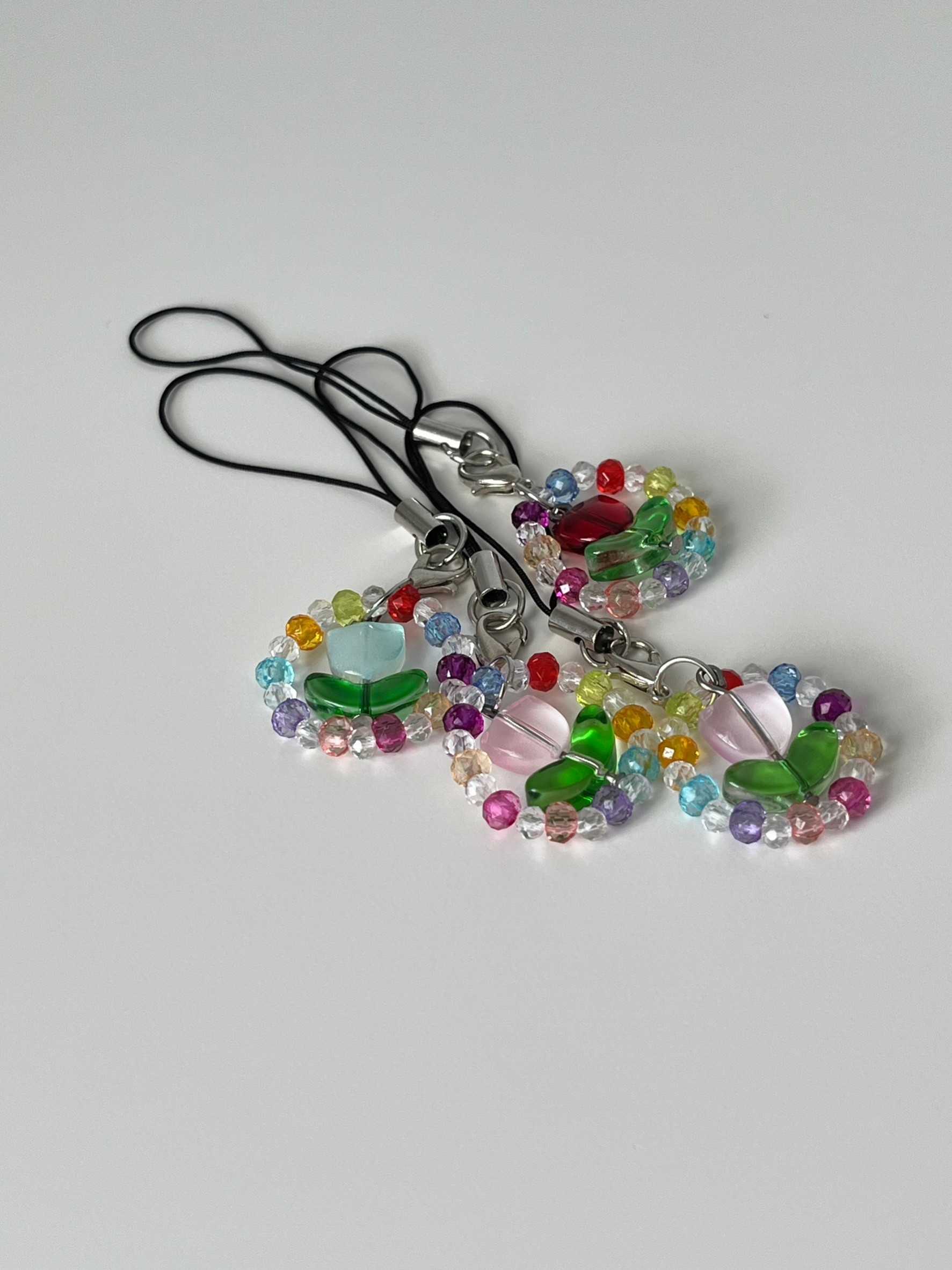 (ondk) Keychain - Mosaic Tulip