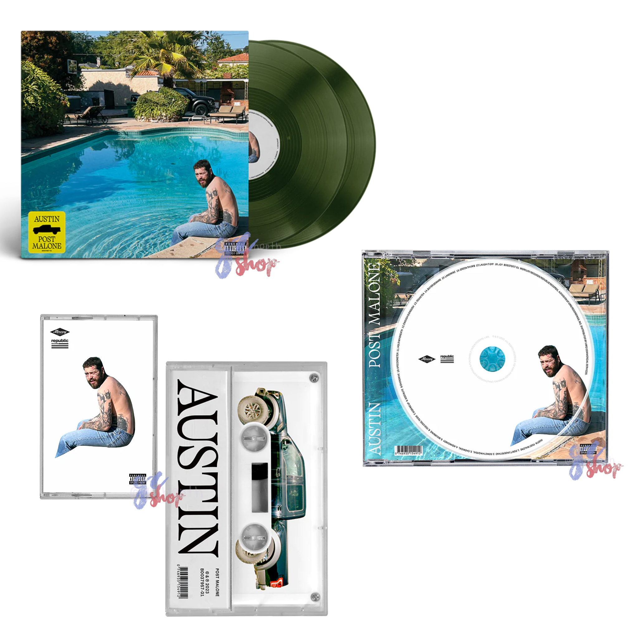 (พรีออเดอร์) Post Malone - Austin CD / Vinyl / lp / ซีดี / แผ่นเสียง สินค้า official