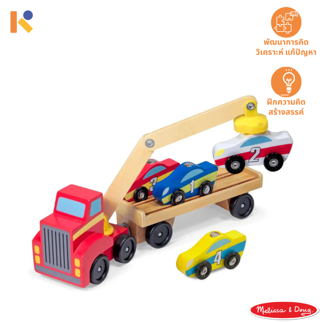 [1 - 2 yrs] Magnetic Car Loader - Melissa & Doug