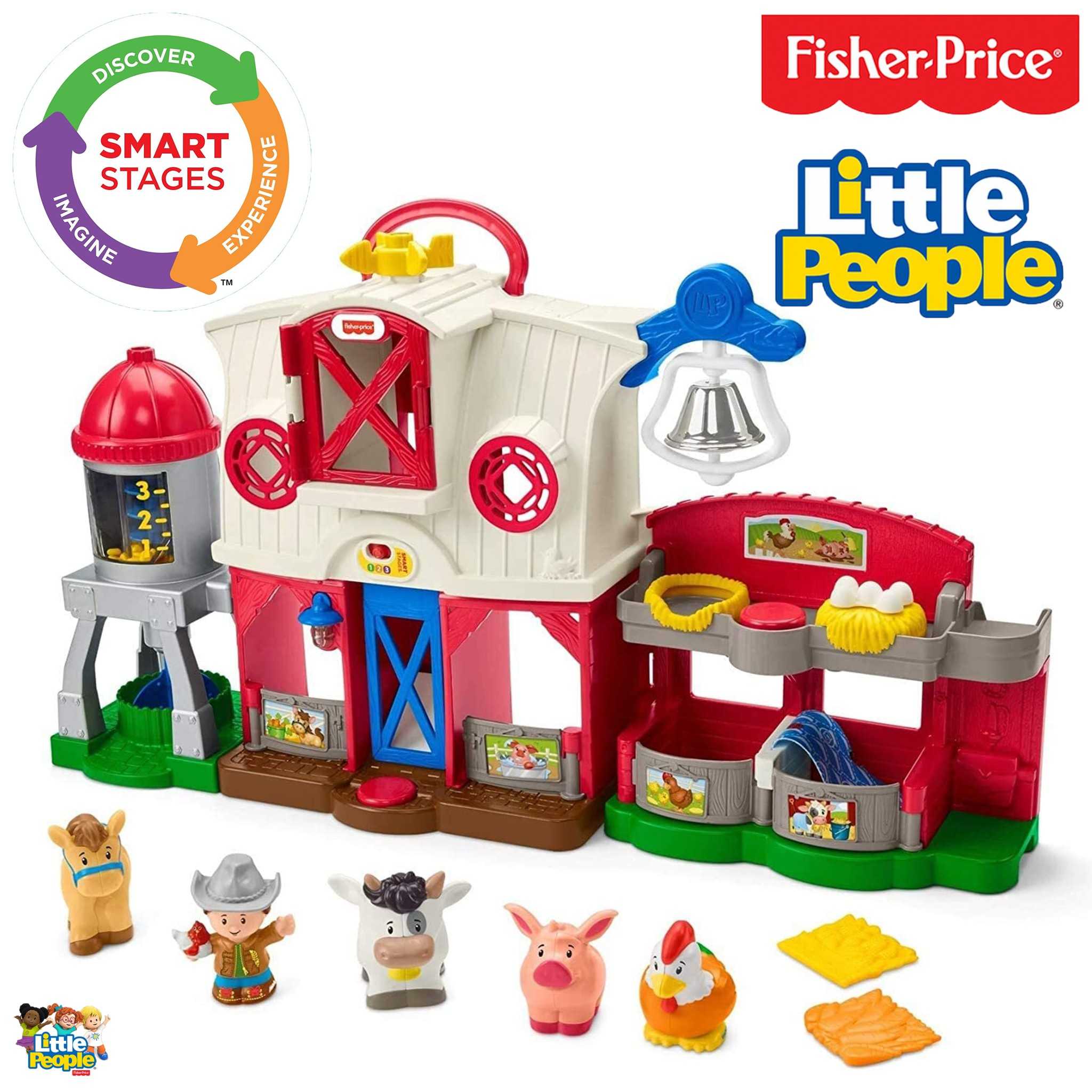 Best Seller us Fisher-Price รุ่น Little People Care for Animal Farm Playset with Smart Stages