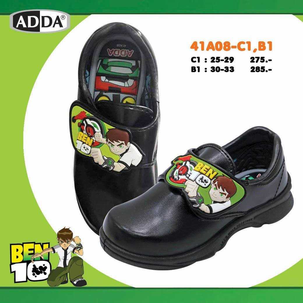 รองเท้าอนุบาลชายดำ Ben10