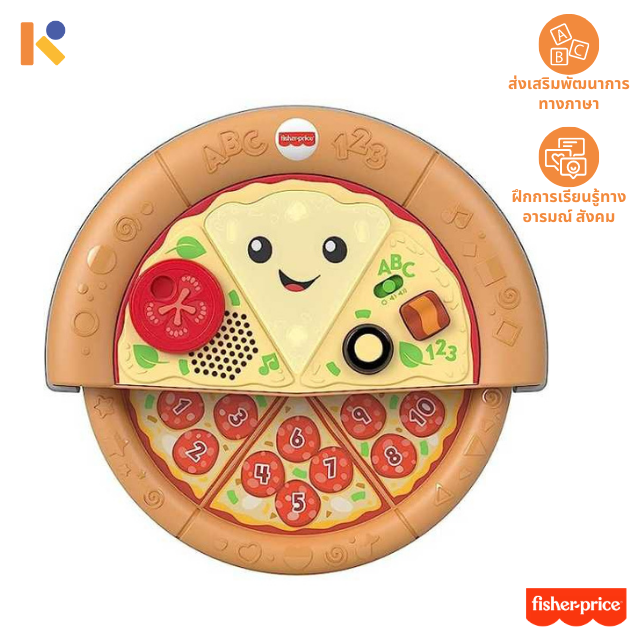 [0 - 12 mths] Laugh & Learn Slice of Learning Pizza - Fisher-Price