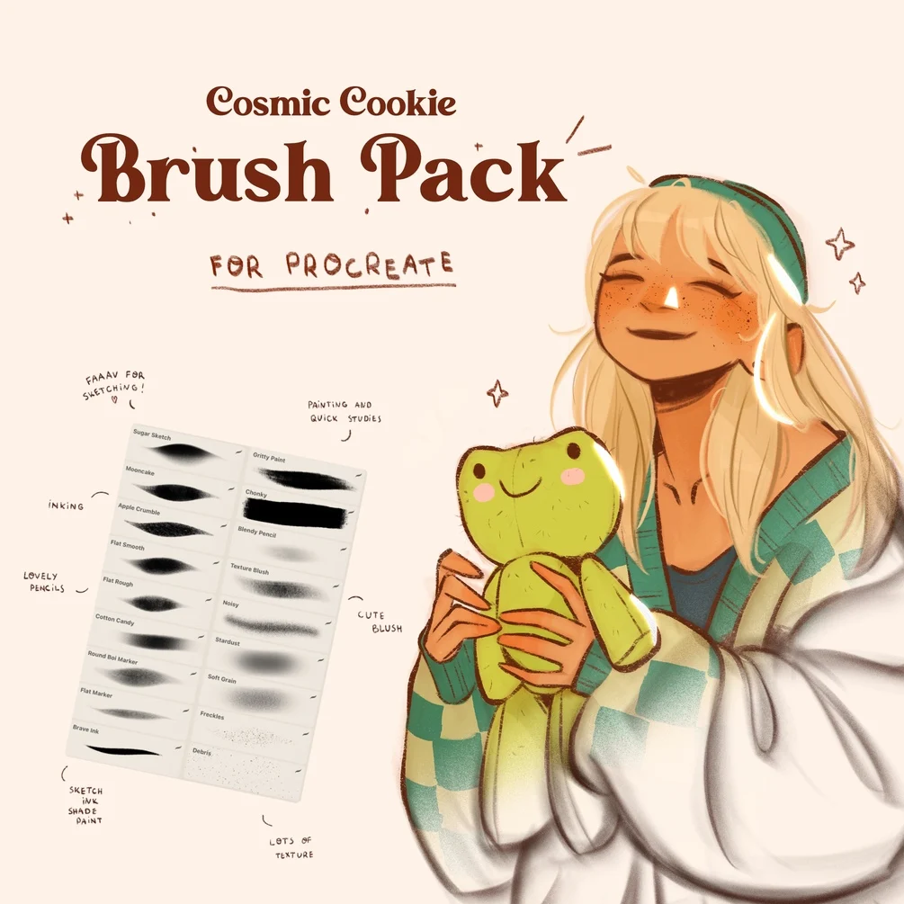 บรัขในเว็บ ❥ Cosmic Cookie Brush Pack