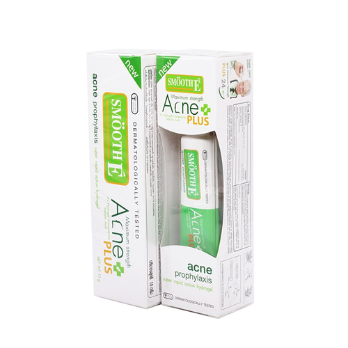Smooth E Acne Hydrogel Plus 10G. - แอคเน่ ไฮโดรเจล พลัส เจลแต้มสิว-A