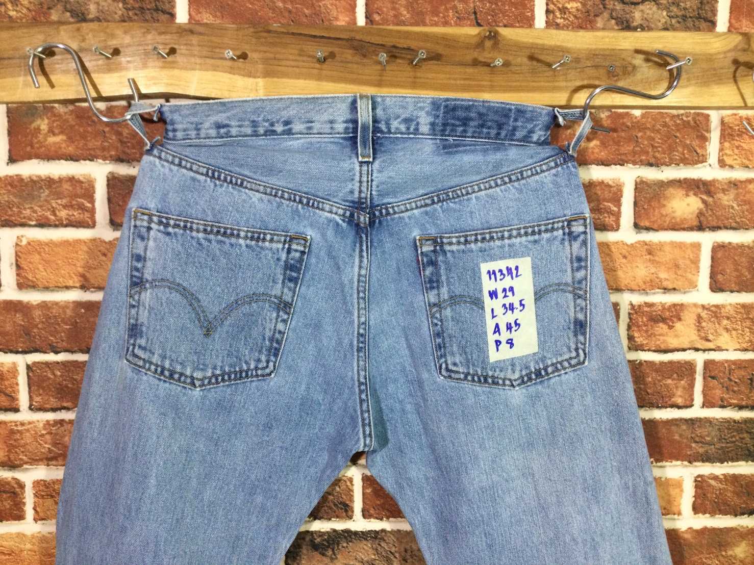 รหัส11342 Levi's501 Made in Haiti เลขกระดุม267 วัดจริง เอว29