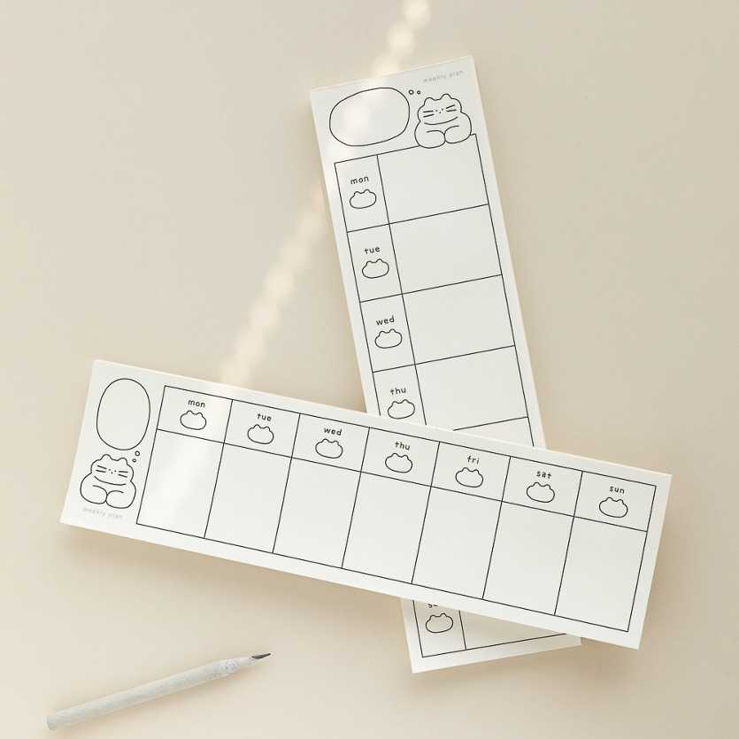 Here There Weekly Pad
