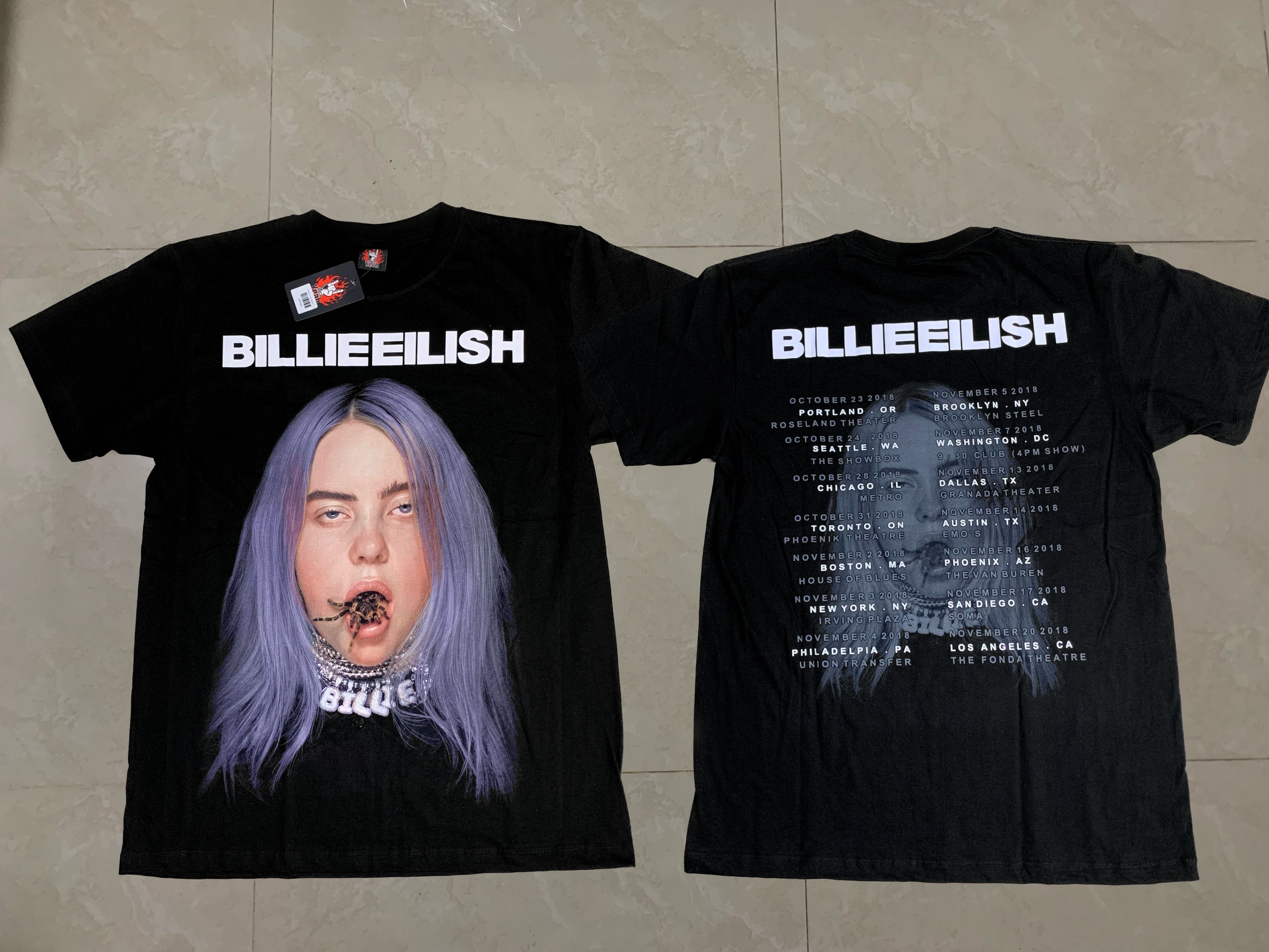 เสื้อศิลปินวินเทจ Billie eilish (Rock yeah)