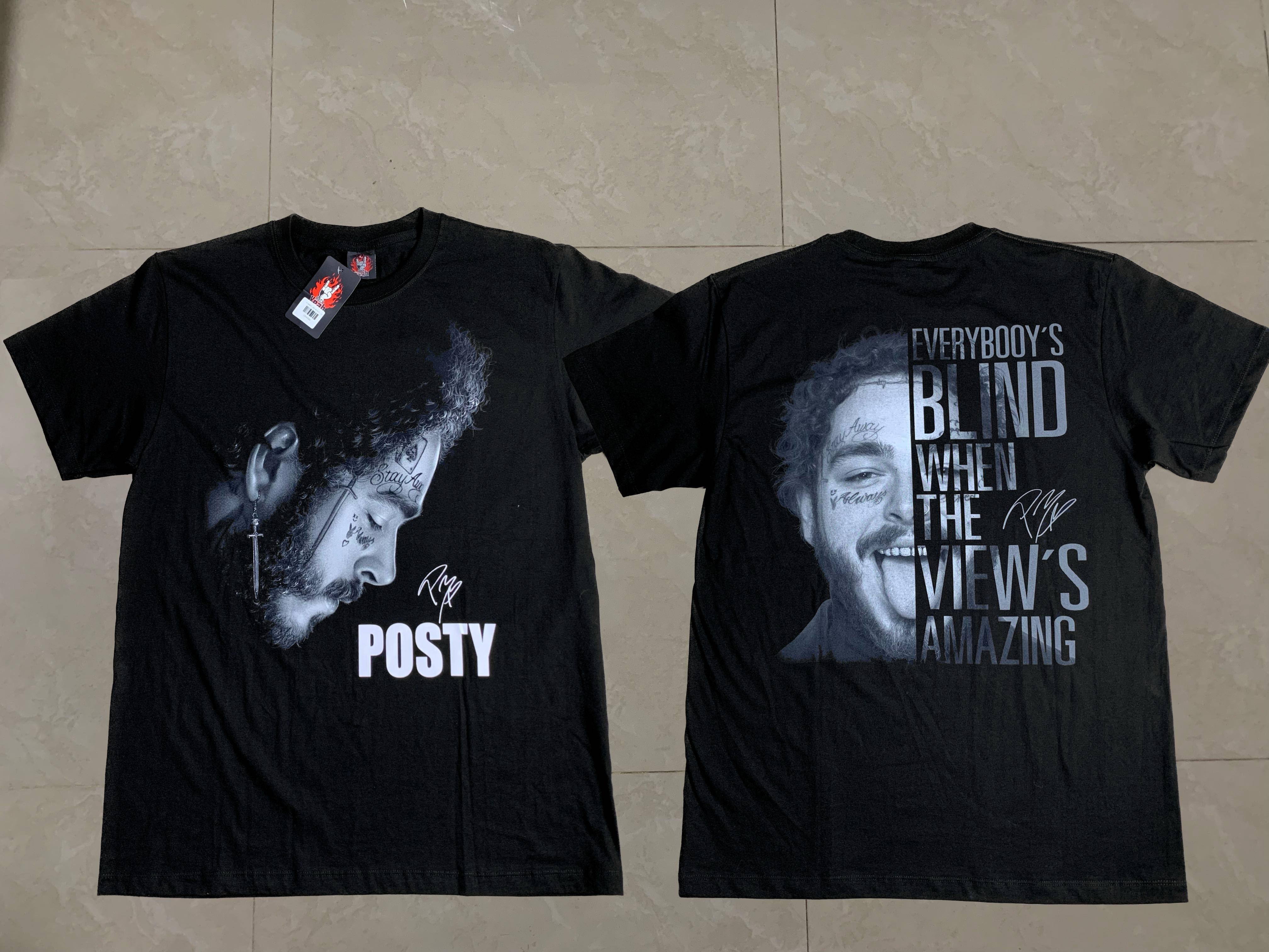 เสื้อศิลปินวินเทจ Post Malone (Rock yeah)