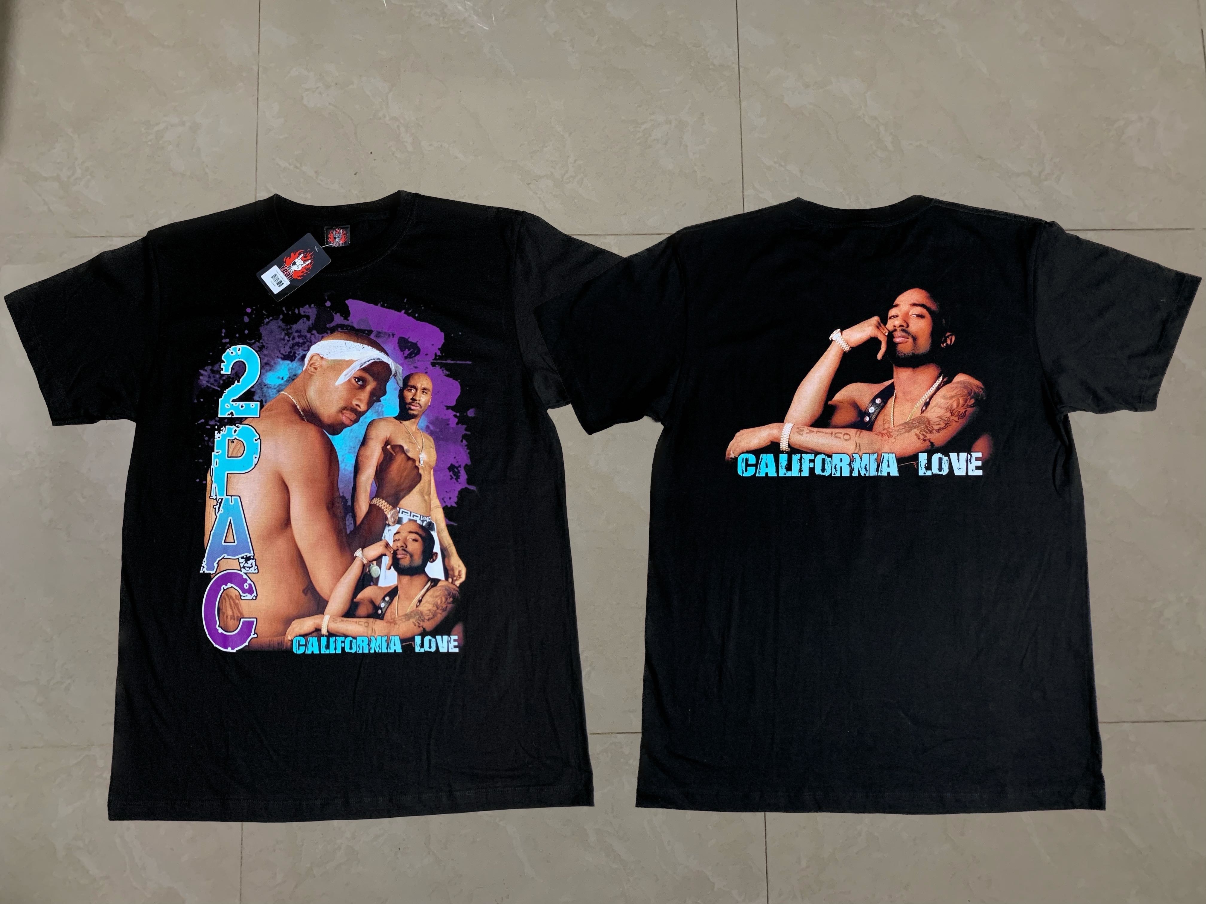 เสื้อศิลปินวินเทจ 2Pac (Rock yeah)
