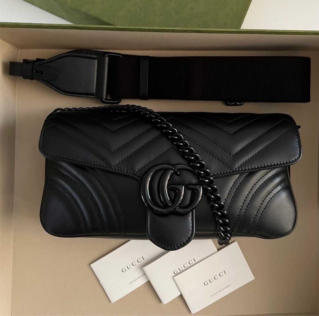    📌(ทักเชทก่อนสั่งซื้อ)     New Gucci Marmont shoulder bags
