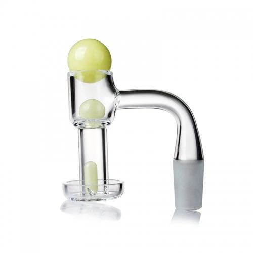 (14 mm) Quartz Banger with 3 ball Glow in the dark