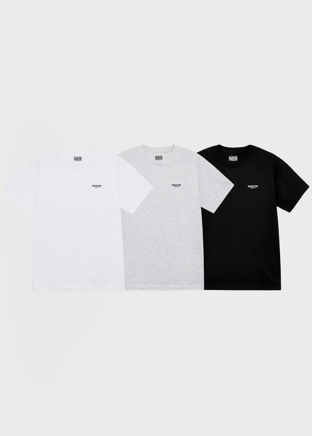 Marithe T-shirt set 3 ตัว (พร้อมส่ง)