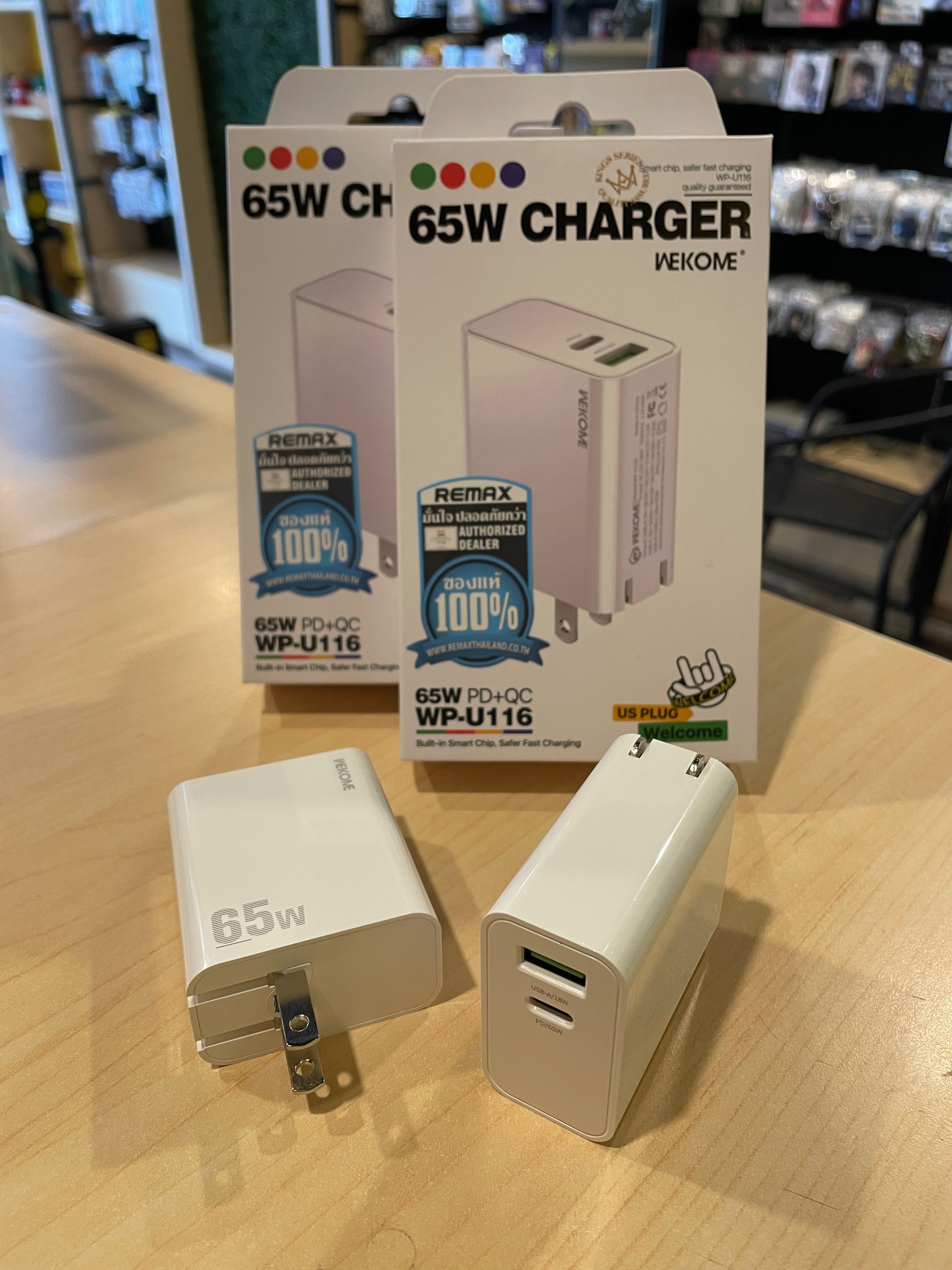 อะแดปเตอร์ Charger USB / Type-c ชาร์จเร็ว 65W