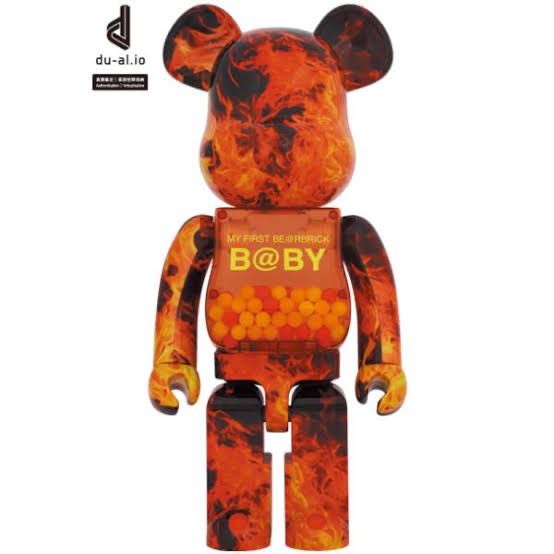 pre-order bearbrick MY FIRST BE@RBRICK B@BY FLAME Ver.