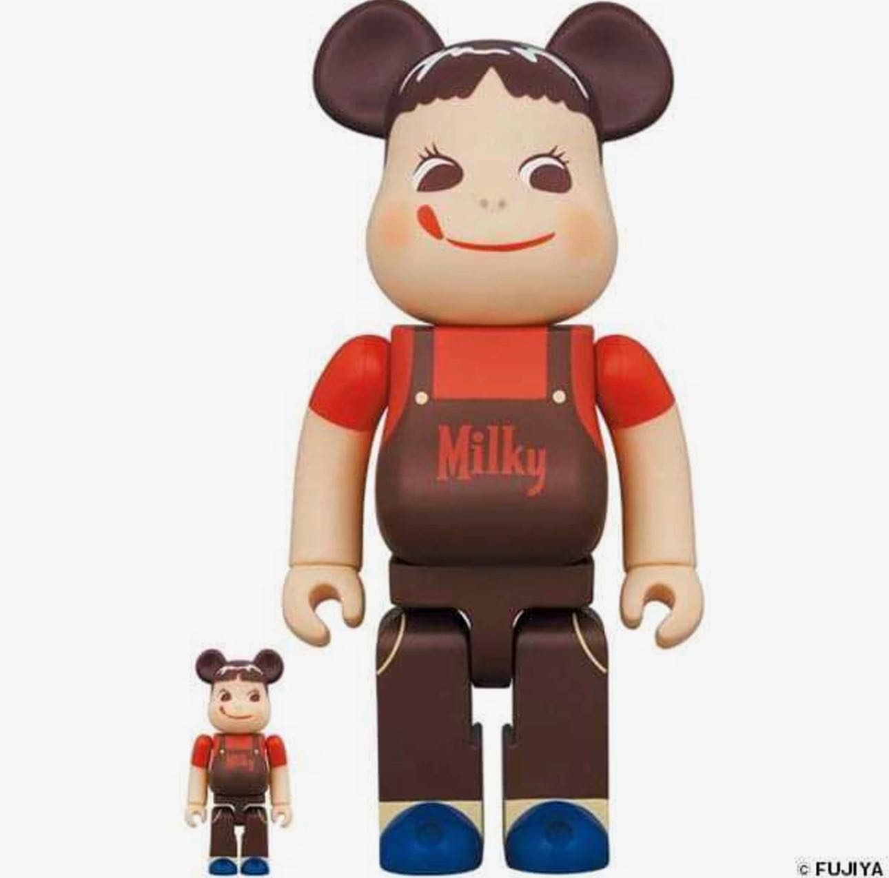 pre-order Be@rbrick Peko Chocolate Milky 100%+400%