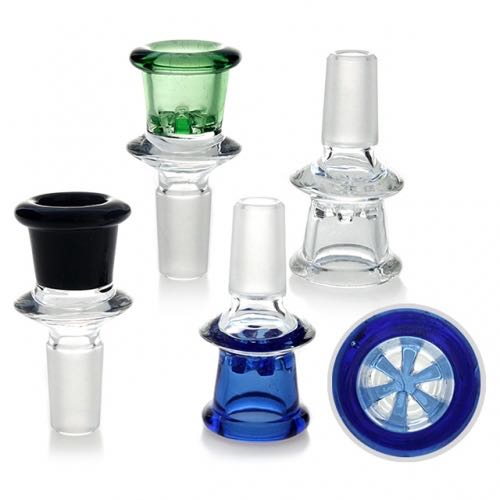 (18 mm) Color Glass Bowl Thick Mobius w/ 6 Hole