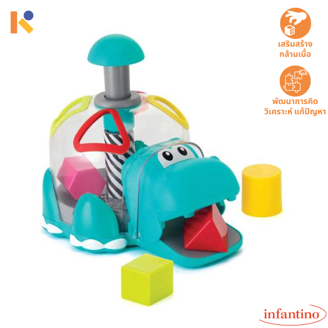 [0 - 12 mths] Shape Sorting Hippo - Infantino