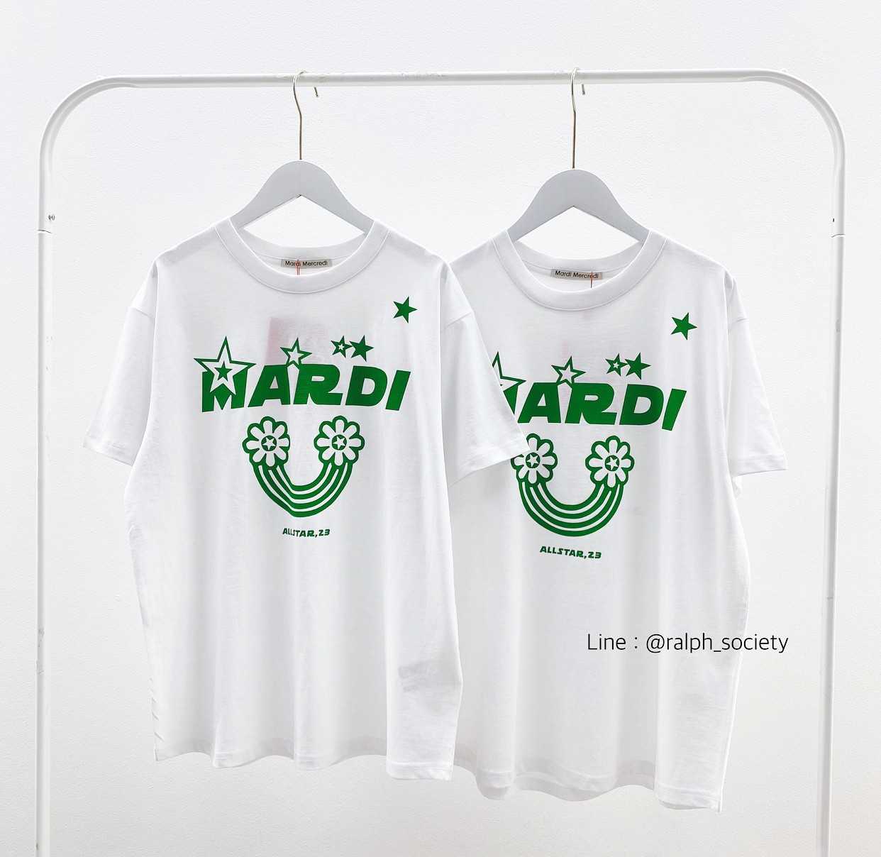 พร้อมส่ง !! Mardi TSHIRT RAINBOWเขียว