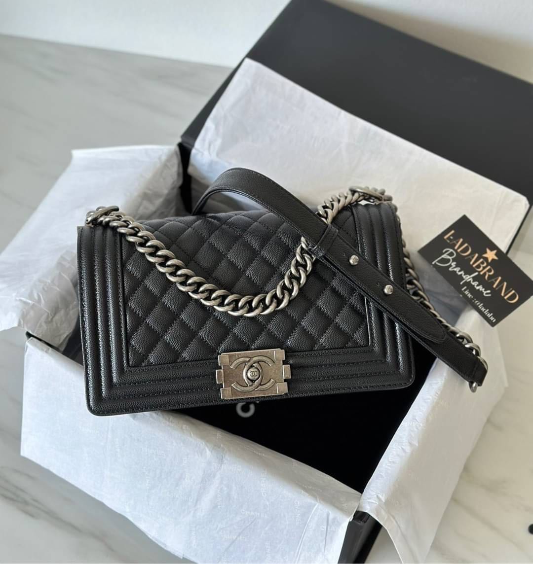 Chanel boy 10 ✅สินค้าพร้อมส่ง✅ รุ่นใหม่microchip (original 1:1)